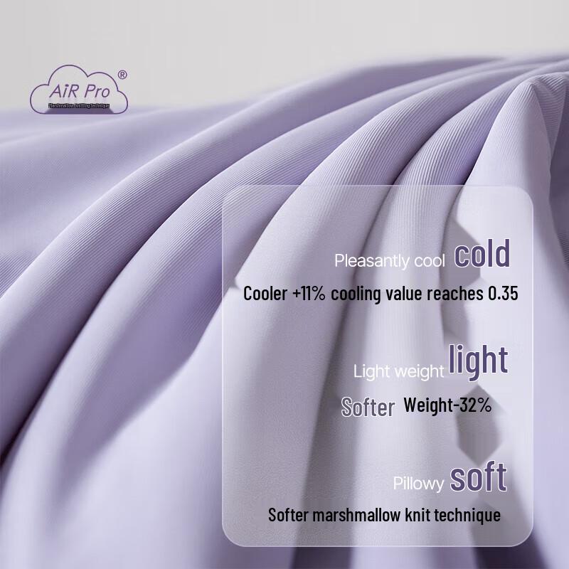 Dual-Feel Cooling Cloud Quilt