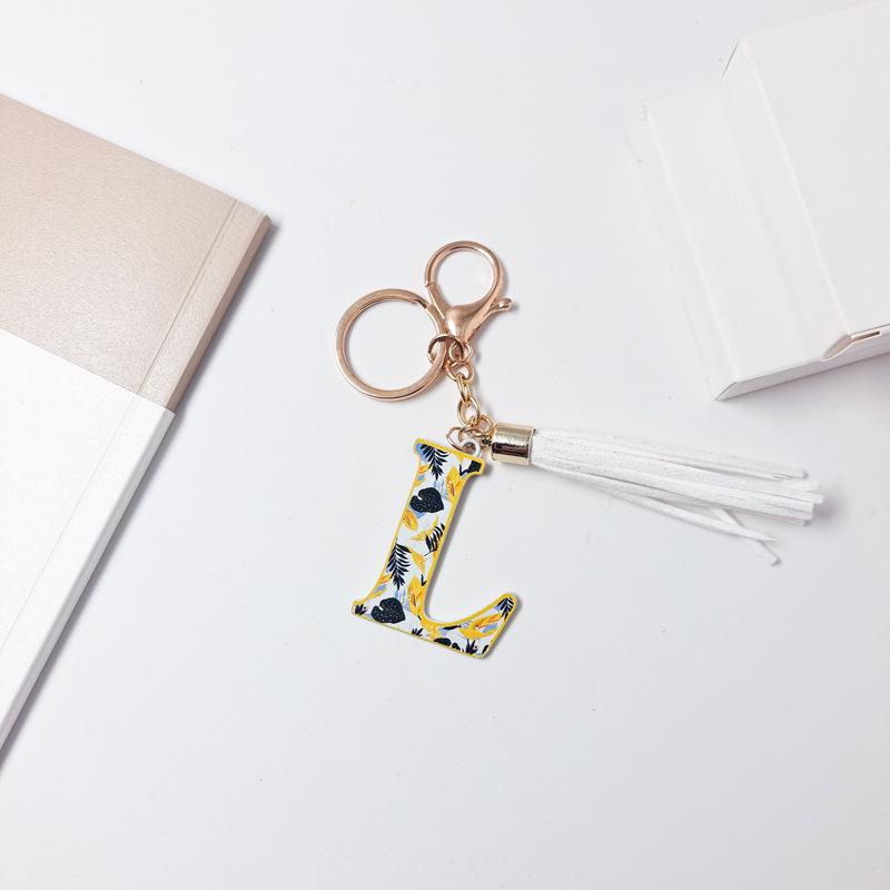 Colorful English Alphabet Keychain & Graduation Gift Accessory