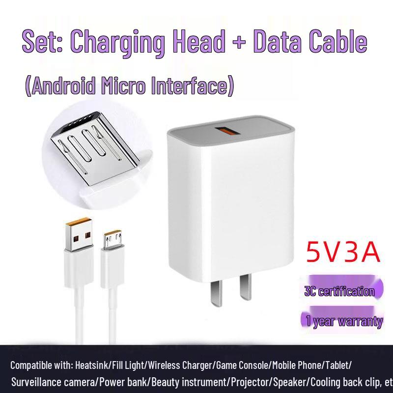 3C Certified 5V 3A USB Fast Charger Universal Power Adapter