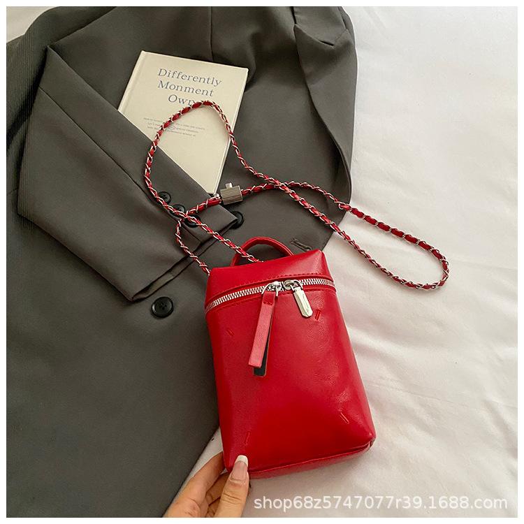 Fashion Trend Casual Simple Small Square Bag Personality 2025 Summer New Foreign Style Niche Women's Shoulder Messenger Bag