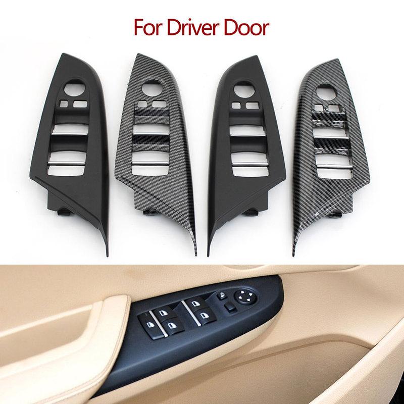 LHD RHD Car Interior Front Rear Door Window Lifting Switch Cover Trim Decoration Outer Frame Replace For BMW X3 F25 2011-2017