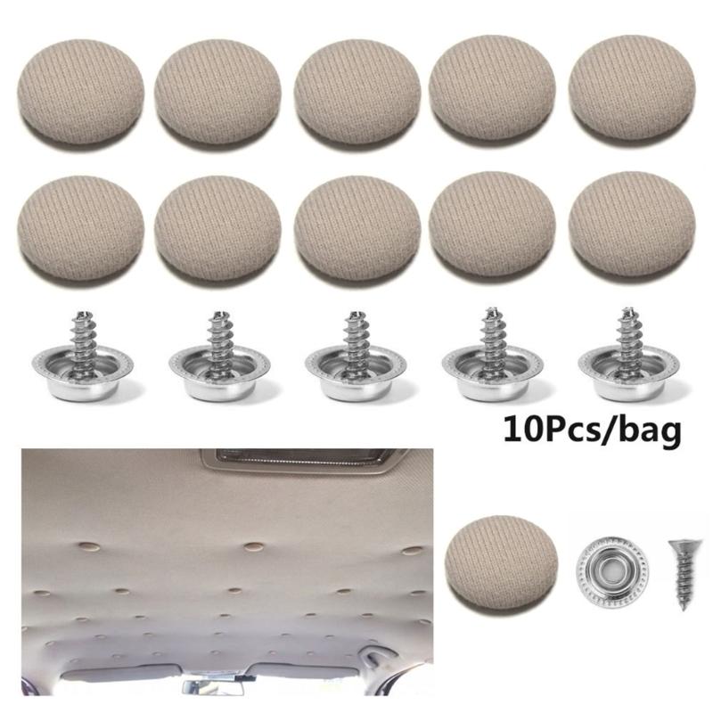 Car Headliner Ceiling Fastener Caps Fixing Repair Button Auto Roof Snap Rivets