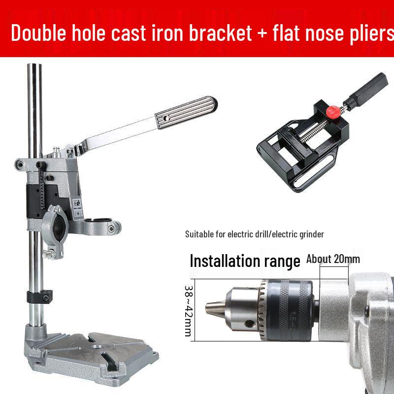 Multifunctional Electric Hand Drill to Bench Drill Stand for Household Use