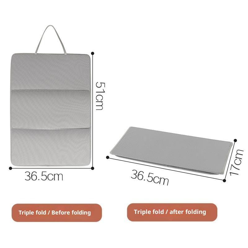 Ironing Mat Portable Folding Ironing Blanket Thick Heat Resistant Travel Clothes Protector Board Table Top Laundry Pad