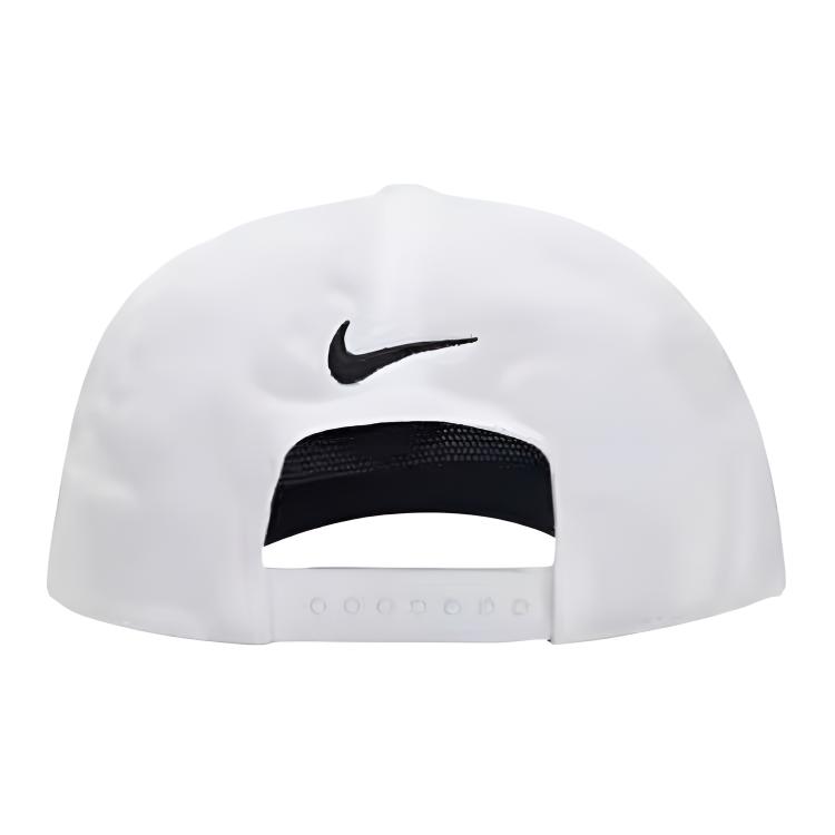 Nike Embroidered Design Polyester Baseball Cap Men Hats White HV7015-100