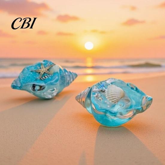 Relaxation Desk Toys Clear Conch Stress Relief Toy, Sea Snail Squeezable Fidget Kids Toy Stretchy Sensory for Anxiety & Hand Exercise Calming