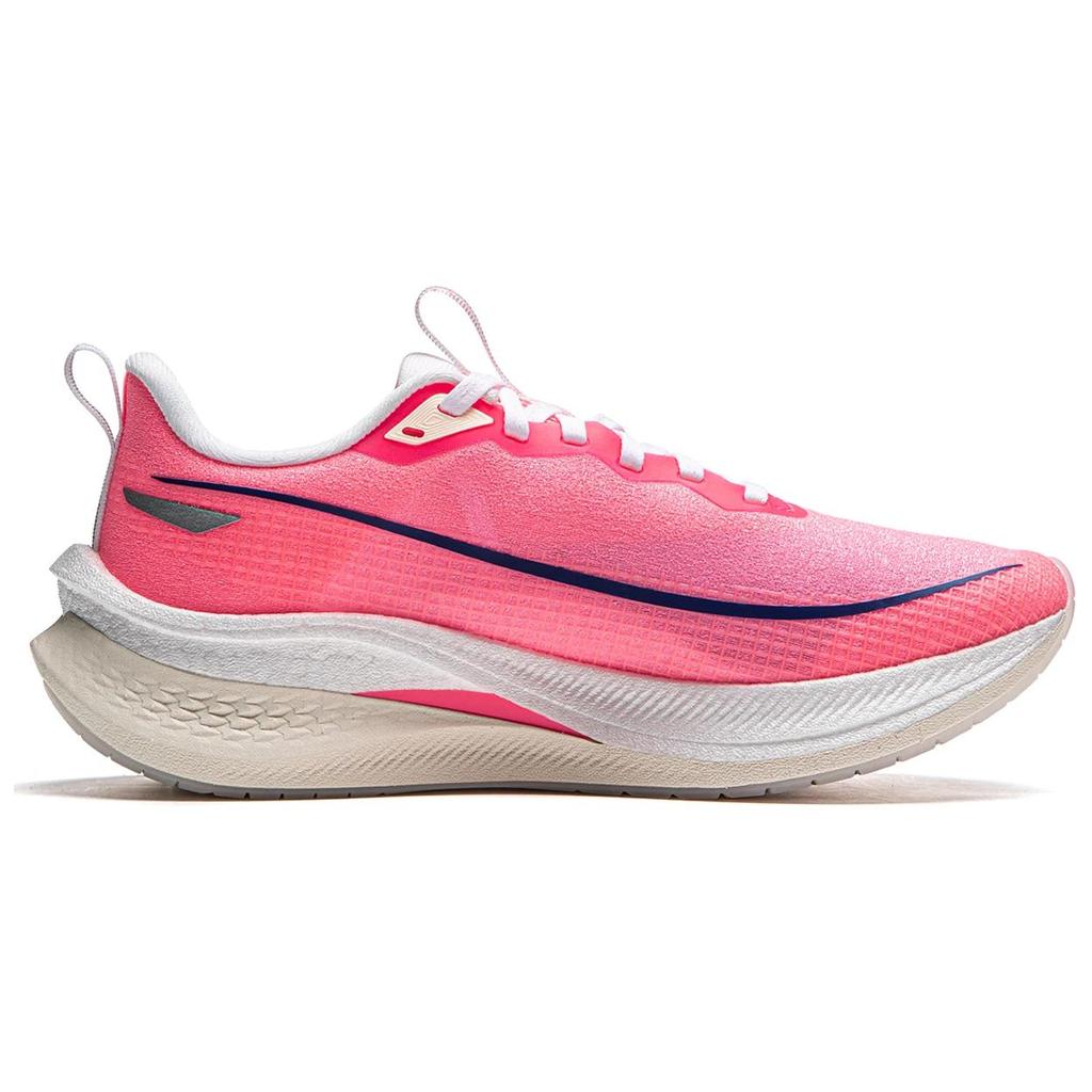 New LiNing Red Hare 7 Pro Cushioned Slip Resistant Abrasion Resistant Low Top Casual Running Shoes Women's Fluorescent Pink ARPU002-21