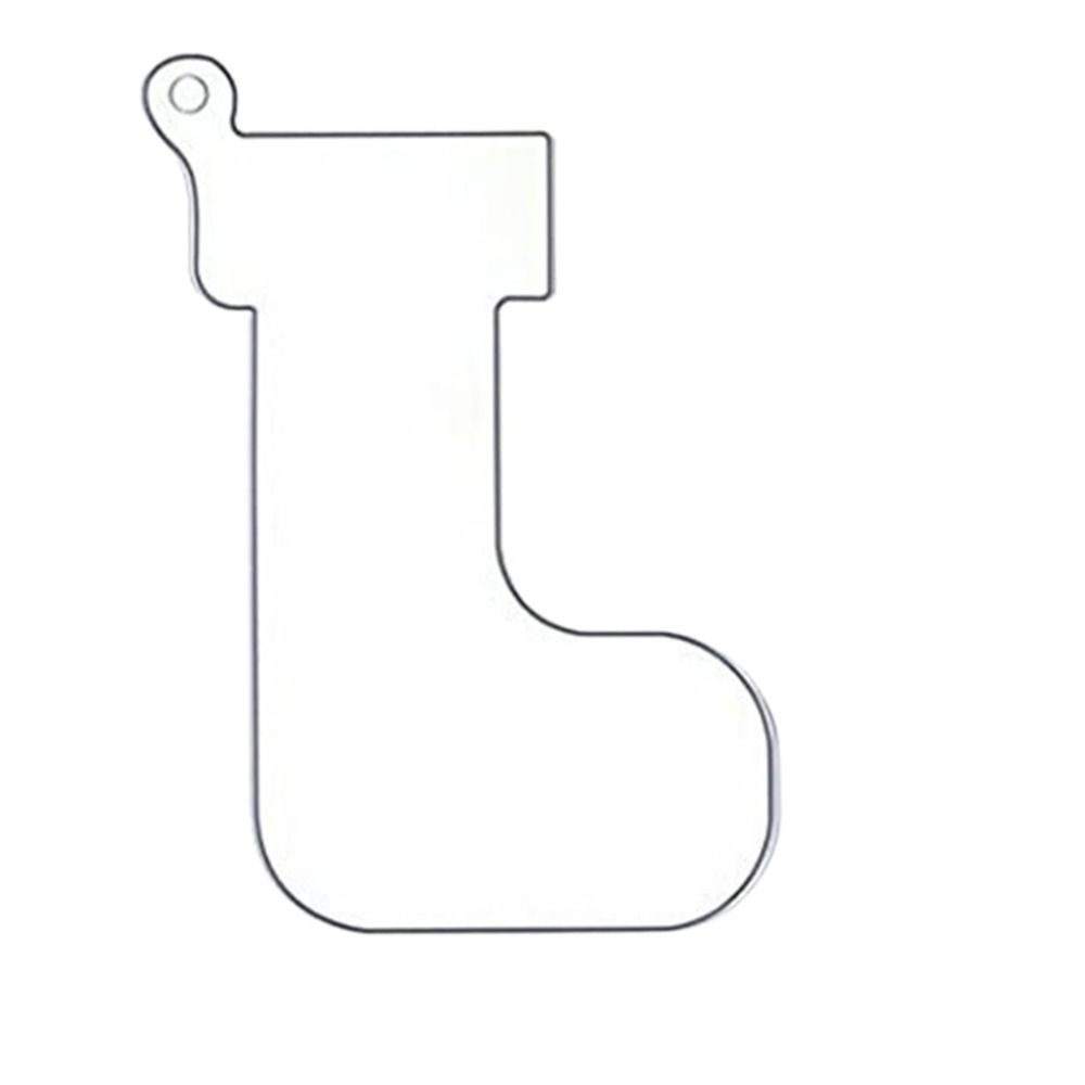 10Pcs Multishape Christmas Tree Hanging Pendant Star Clear Circles Discs  Home Party Supplies