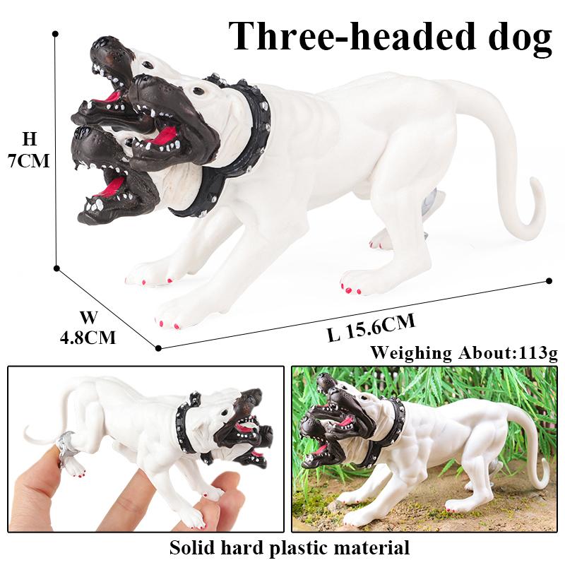 Oenux Phoenix Cerberus Ice Monster Model Cerberus Griffin Dragon Dinosaurs Action Figures Animals Toy Collection Kid Gift