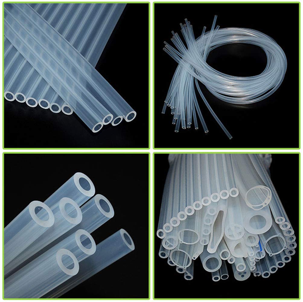 Yesallwas Silicone Tube Inner Diameter 4mm Outer Diameter 6mm 2M