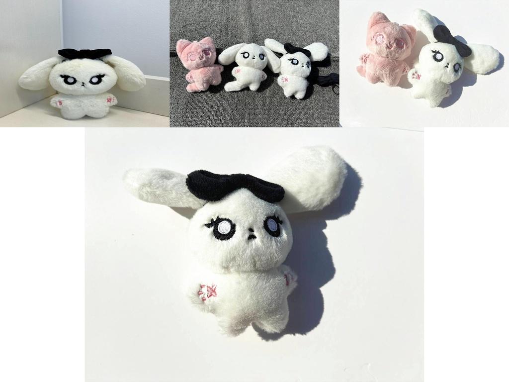 Aespa Ning Giselle Cute And Cuddly Aespa Ning Yizhuo Plush Keychain Giselle 10cm
