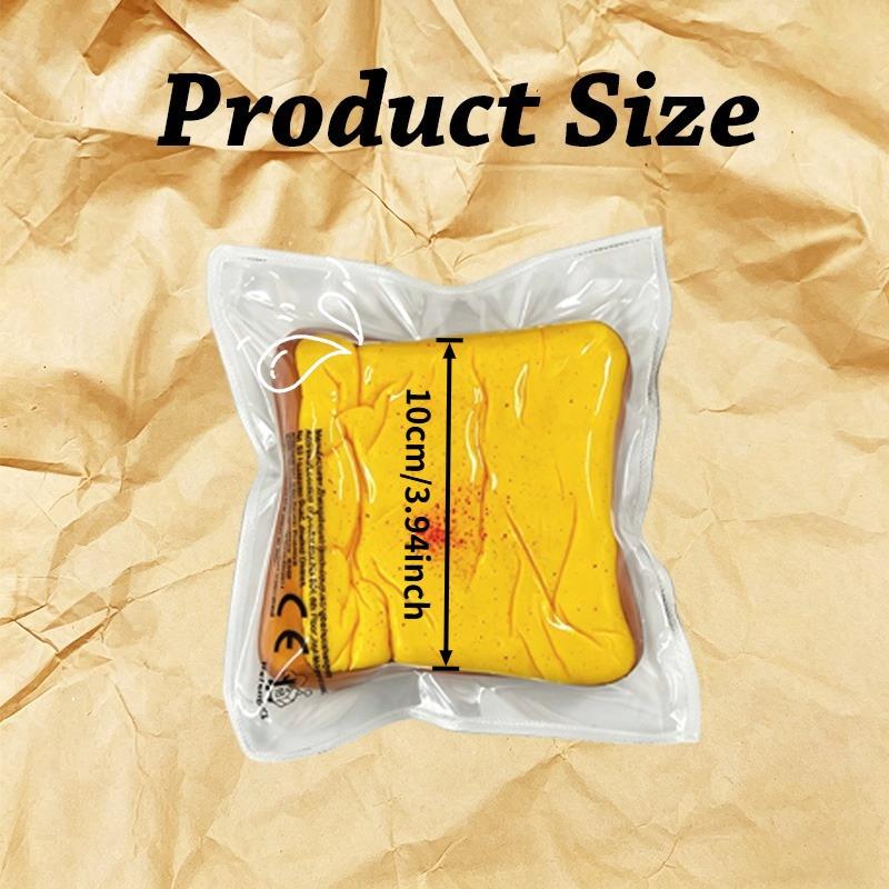 Large soft toast bread squishy toy, ultra-slow rising stress relief squeeze fingertip toy, anxiety relief sensory toy, prank toy for friends