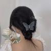Butterfly Clip for Women - Acrylic for Thick Hair, Gray