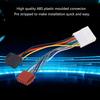 ISO Radio Adapter, 16 Pin ISO Wiring Harness Connector,Car Radio Wiring Harness Adapter Cable,Car Stereo Connector,Impedance Converter Compatible