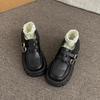 Retro black premium British platform jk small leather shoes women's 2025 new autumn skirt versatile loafers