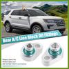 2 Set AC Rear Blockout Kit AC Elimination Auxiliary Kit for Ford Explorer 2010-2018 Metal Silver Tone Replace Parts Vehicle Components