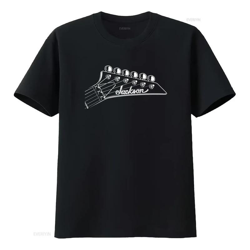 Camiseta Jackson Guitars Para Hombre Con Estampado De Estilo S