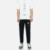 Evisu Seagull Embroidery Logo Print Zipper Straight Leg Casual Pants Men pants Black 2ESHTM3PT191RXCT