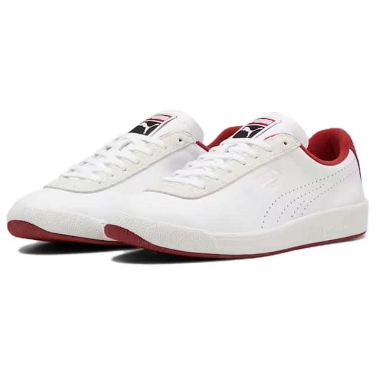 PUMA Star OG Low top Skateboard Shoes Unisex White Red 393199-04