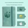 A7 Mini Pocket Notebook with Thick Leather Cover - Retro and Simple Design