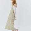 MODERNABLE APRON STRING DRESS - BEIGE