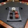 5 ks Kostky Backgammon Dřevěné Kostky Kostky pro Zdoujování 22 mm Velké Kostky pro Zdoujování Pluses 4ks Kostky 16 mm s Voděodolným Úložným Sáčkem