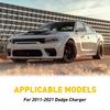 For Dodge Charger 2011- 6pc Black Pillar Posts Set Door Trim Piano Cover Kit