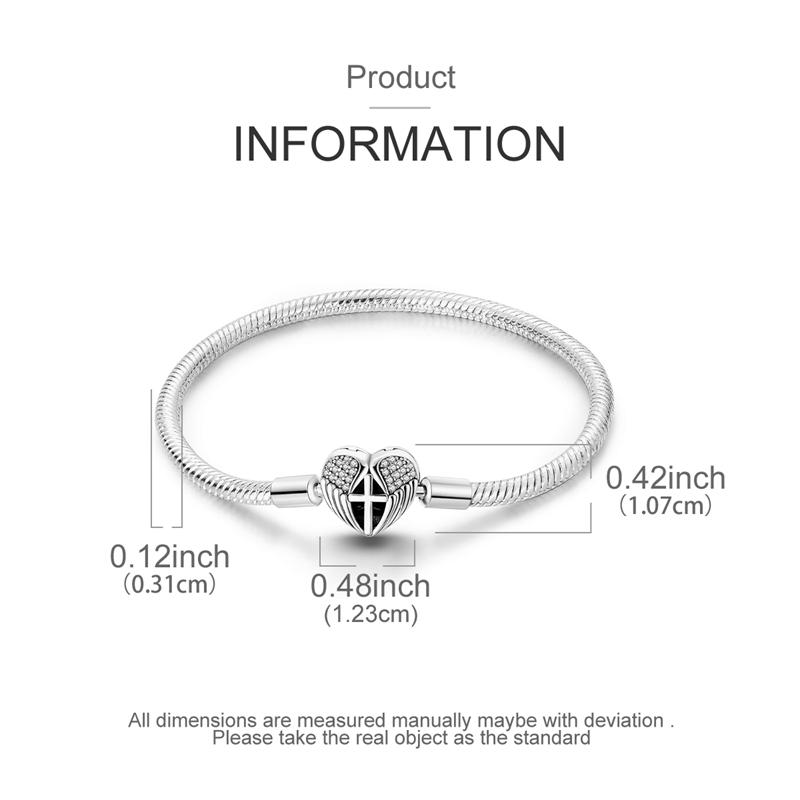 Authentic Bracelets Copper Snowflake Heart Safety Chain Charm Bead Charms Bead Bracelets Ideal For Birthday Wedding Jewellery Do It Yourself Making