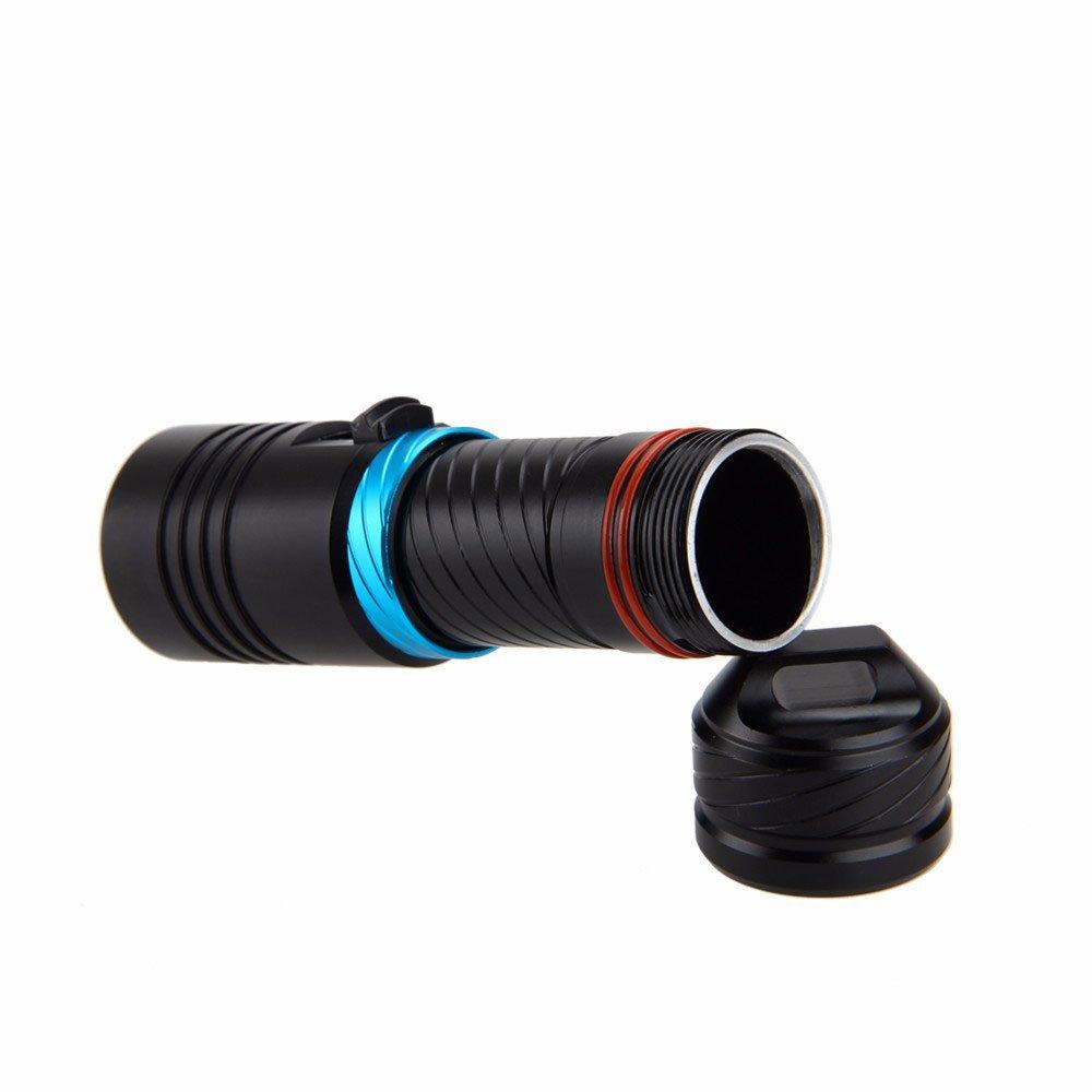Zmart Cree XM-L2 U2 Diving Light 26650x1 Waterproof Dive Underwater
