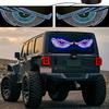 Matrix Pixel Panel Devil Eyes Light LED Display Truck Devil's Eye Light Front and Rear Windshield