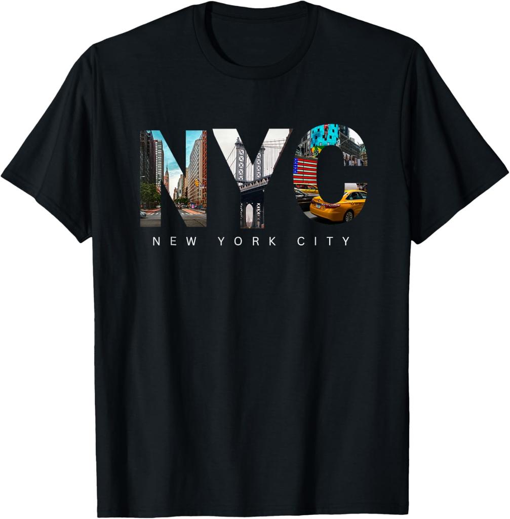 New York City Tee Shirt NYC Skyline Souvenir Men Women Kids T-Shirt