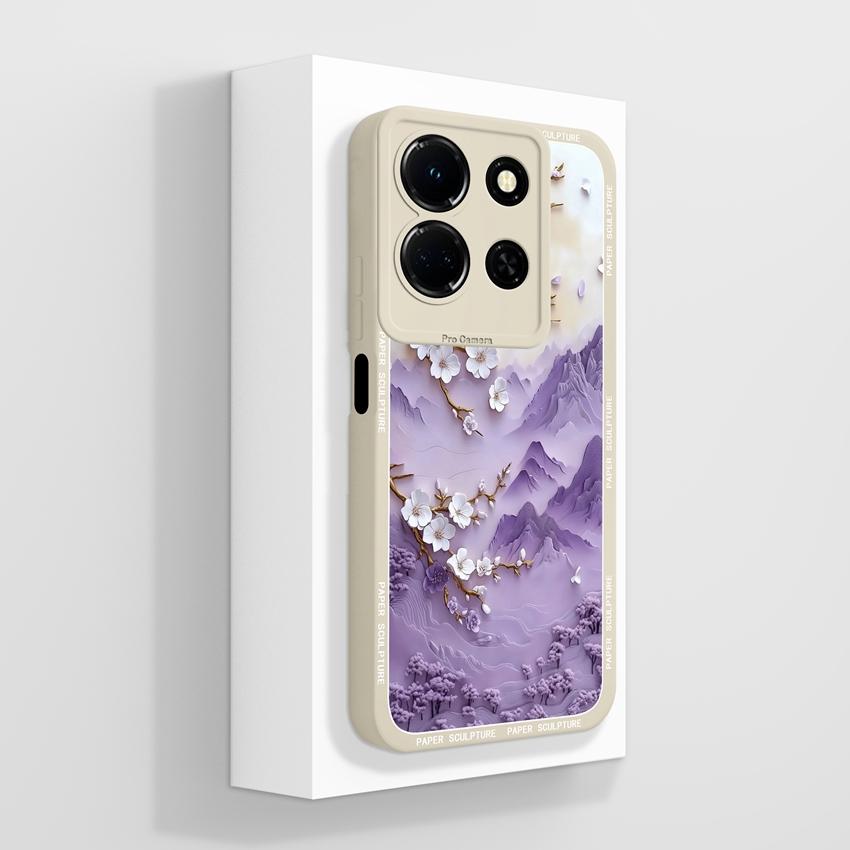 For Infinix Note 30 40 50 Pro Plus 50S 50x Beautiful Crystal Butterfly Phone Cases Screen Protector Liquid Silicone Dustproof Shell For Infinix Casing