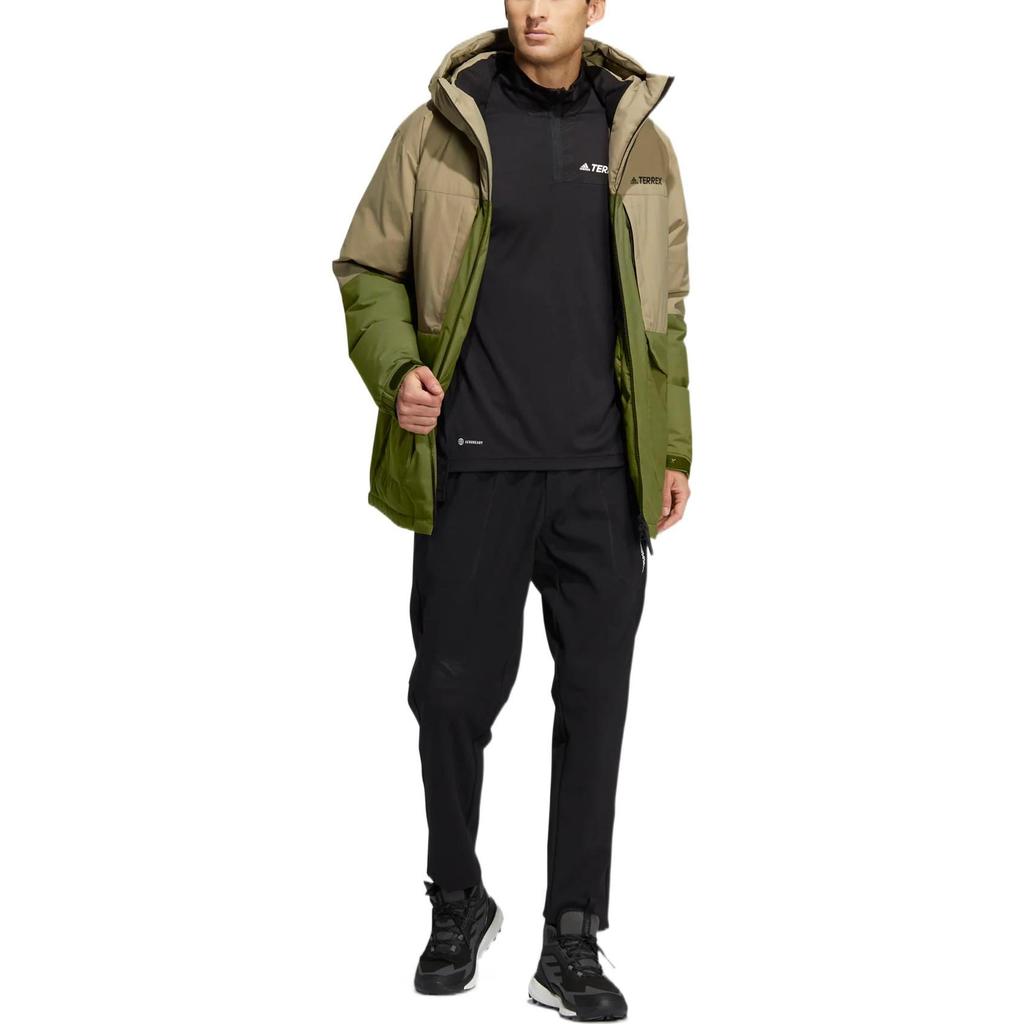 Adidas Down Jacket Unisex Dark Olive Green HN2010
