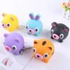 Screaming Pigs Squeeze Animal Ball Out with Sound Screaming Decompression Rubber Squeaky Toys Office Stress Goodie Bag Stuffer