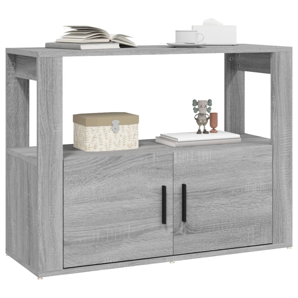 Sideboard Gray Sonoma 80x30x60 cm Particleboard