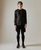 BASIC HOUSE Cool Functional Air Dry Regular Fit Long Sleeve Tee Black Lzts3116