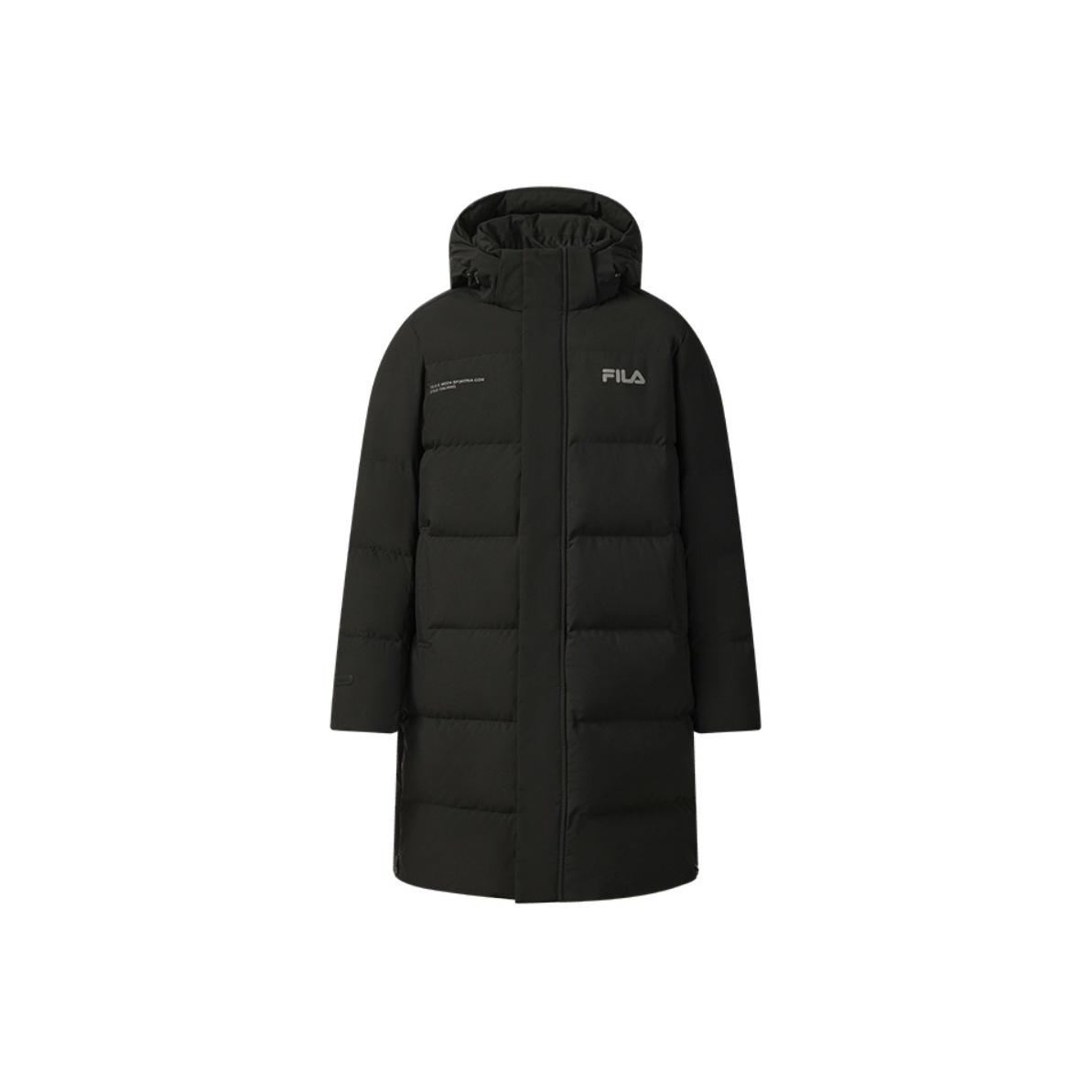 

Fila Оригинальная Мода Простая Личность Трендовая Повседневная Универсальная Удобная Длинная Пуховая Куртка с Капюшоном Мужская верхняя одежда F11M549904FBK M