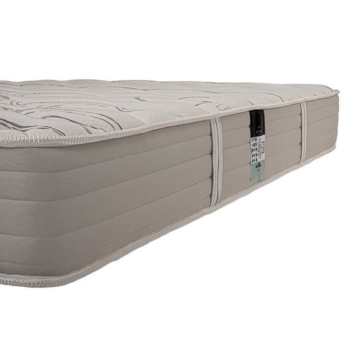 Matelas 180x200 cm,OrganicCotton,24cm,mémoire de forme,indépendance du couchage,face été/hiver