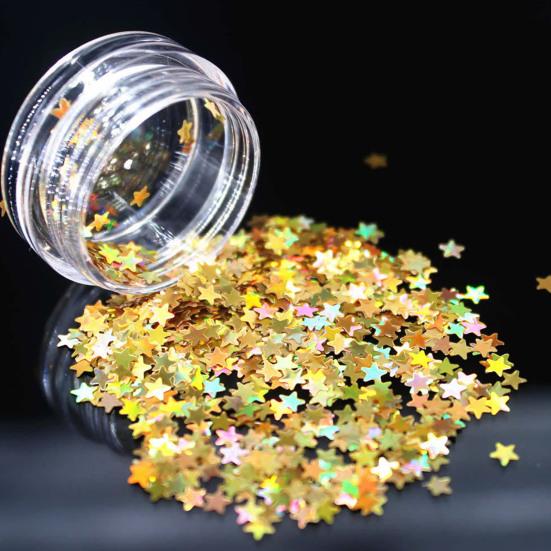 Stylish Nail Glitter Sequins Multiple Color Manicure DIY Nail Design