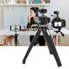 Tabletop Tripod 360° Rotating Ball Head 4kg Load Capacity 1/4 Inch Screws Anti Slip Aluminum Alloy Mini Phone Tripod for Camera Projectors