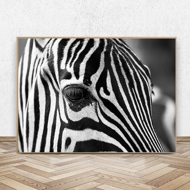 

Черно-белые линии, животные, холст, картины, абстрактные постеры и принты в виде зебры, куадрос, настенные художественные фотографии, домашний декор, без рамки 21*30cm
