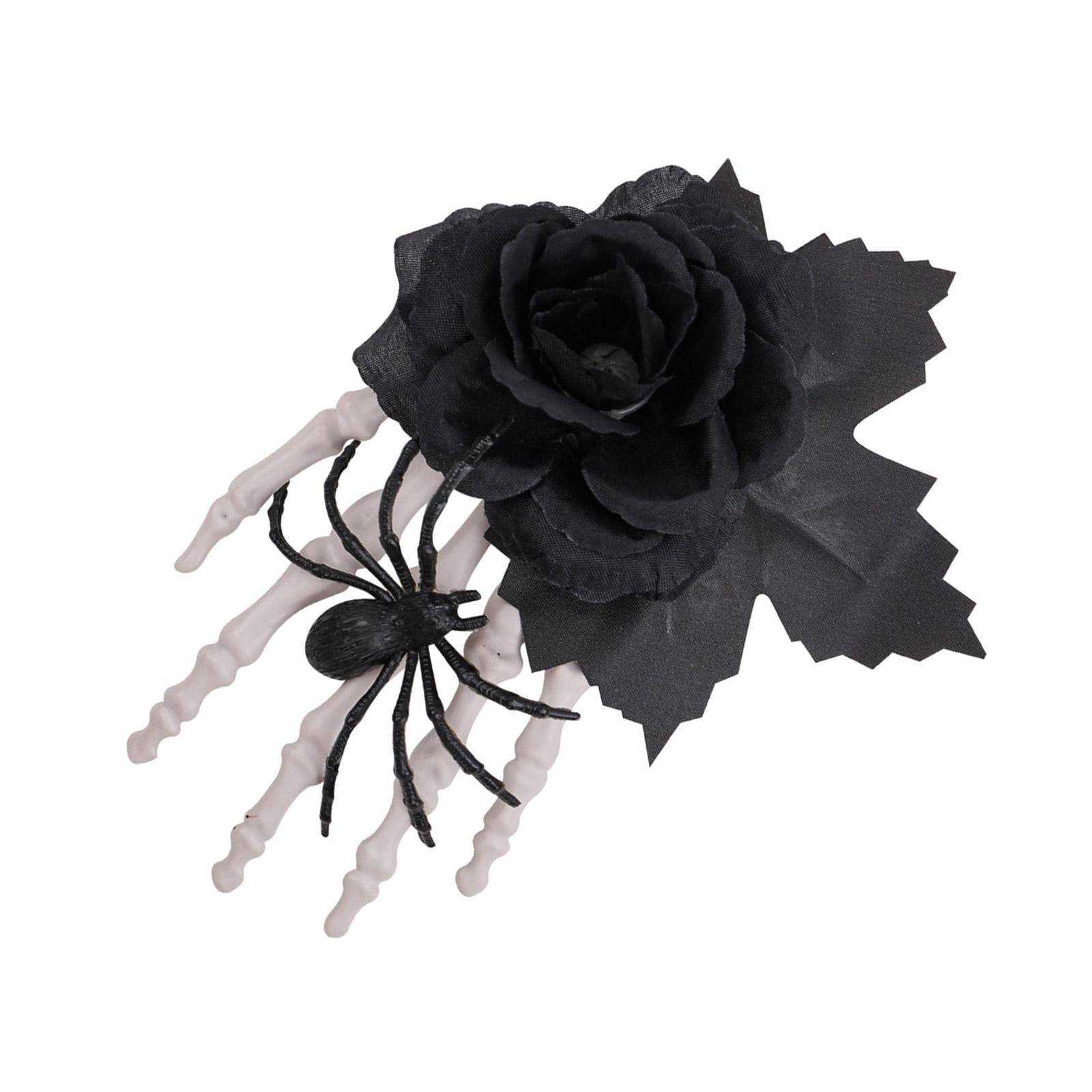 

Halloween Gothic Hair Clip Secure Clasp Hair Barrettes For Women Men Adults Costume Parties And Daily Hairstyling 1