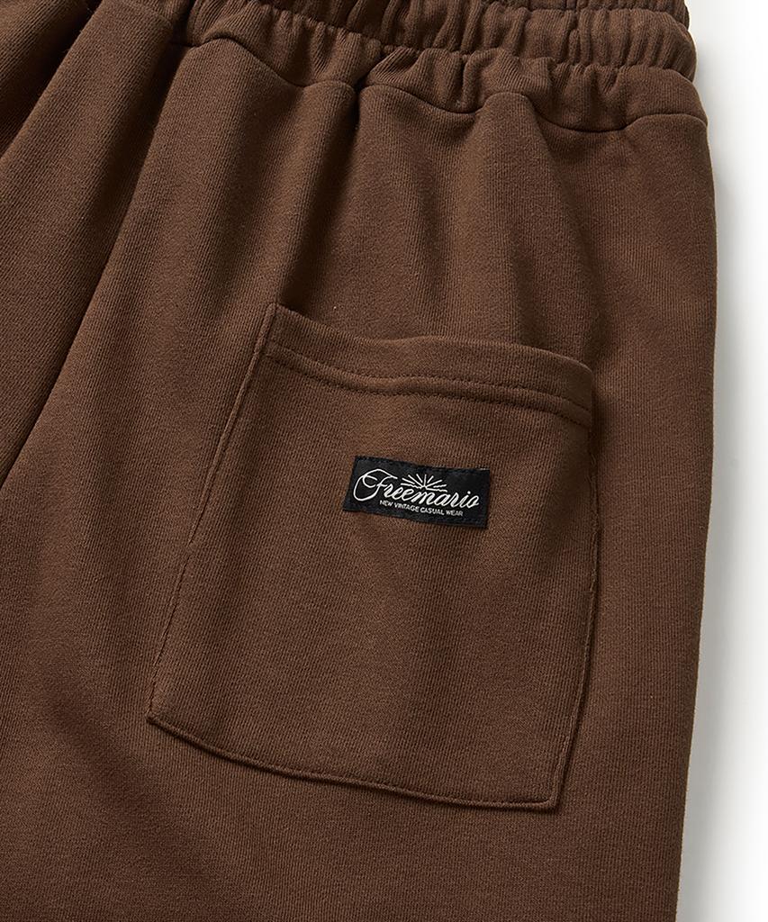 FREEMARIO Sunrise Wide Training Pants [Brown]
