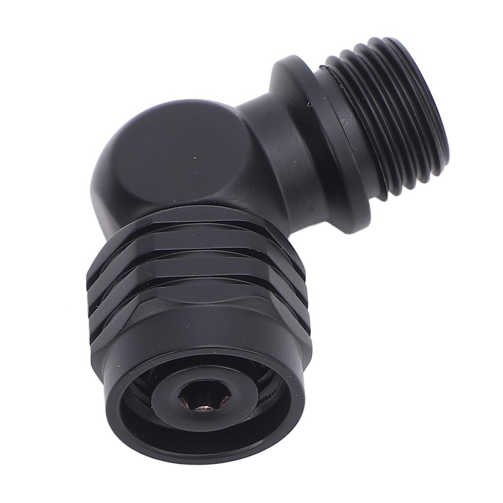 Diving Regulator Connector 110 Degree Angle Stainless Steel Rotating Adapter for Second Stage Regulator