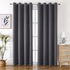 1PC Solid Color Blackout Curtain | Heat Insulation, Sunscreen, Easy Installation, Suitable for Living Room, Balcony, Dining Room, Polyester Fabric