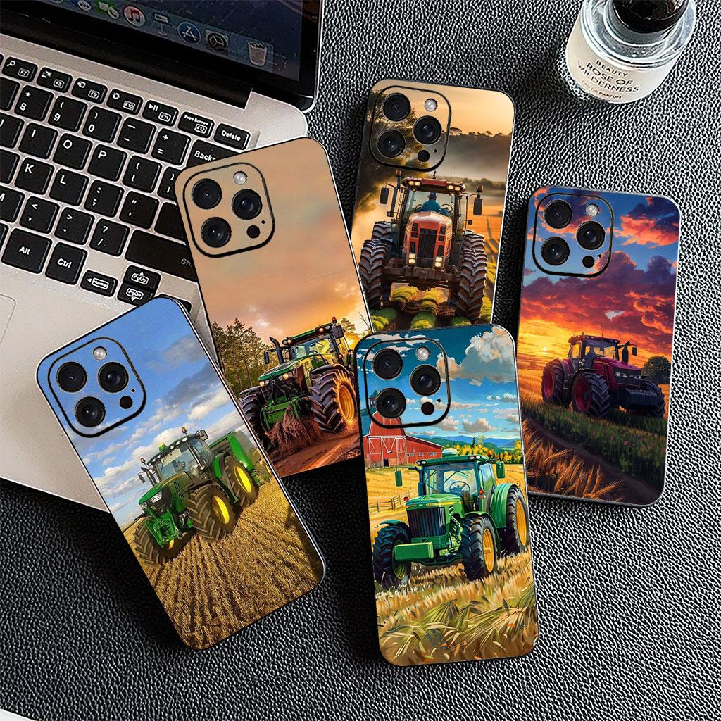 Cover for Xiaomi Poco C71 C65 C61 X7 X6 X5 M6 M7 F6 F7 F8 Ultra Pro C75 Casing Phone Case Farm Vehicle Tractor Field