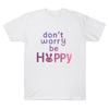 Dont Worry Be Hoppy Letter Print T-shirts Judy Cotton T Shirts Cute Funny Cute Bunny Tee Unisex Couples Creative Gift