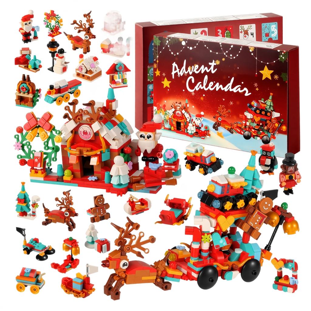Christmas surprise box small gift building block set to play with