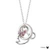 KISS Disney Collection Mickey Minnie Silver Pair Necklace