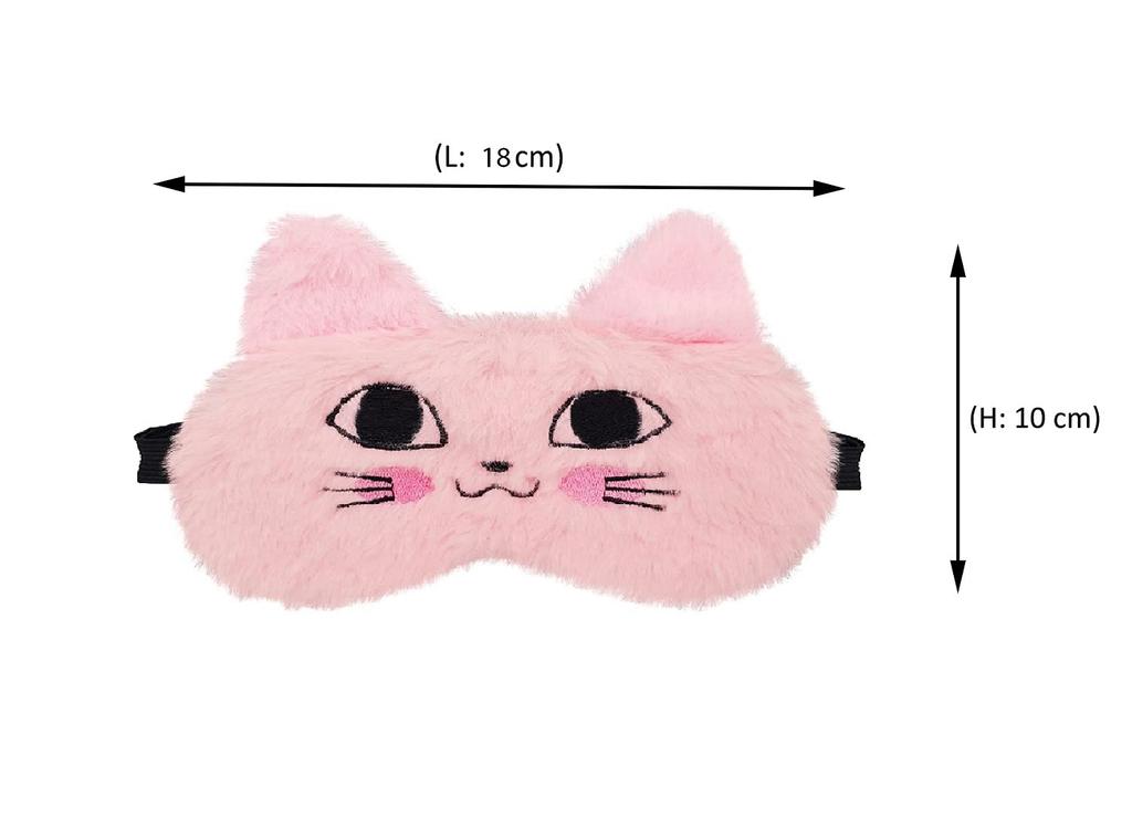 Jenna Sleeping Eye Mask for Sleeping for Women Sleep Mask Blind Fold Eye Cover for Sleep Soft Plush Frog Eye Mask for Kids and Adults Eyemask Lig